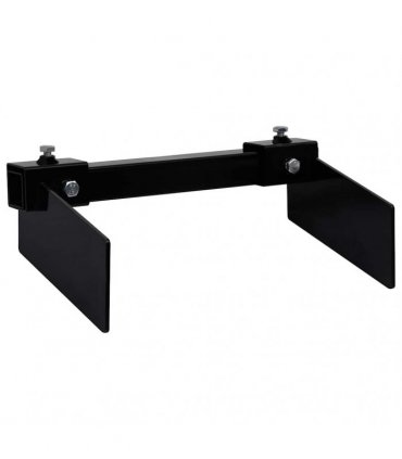 vidaXL Snow Plow Adapter for Lawn Mower Black