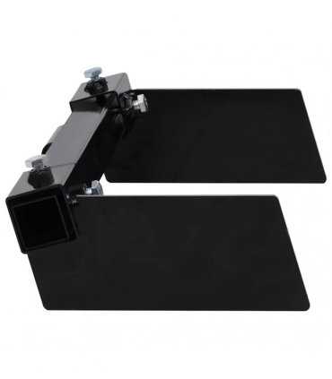 vidaXL Snow Plow Adapter for Lawn Mower Black