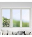 vidaXL Static Window Film Frosted Grey 45 x 2000 cm PVC