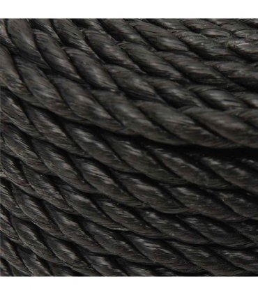 vidaXL Work Rope Black 14 mm 50 m Polypropylene