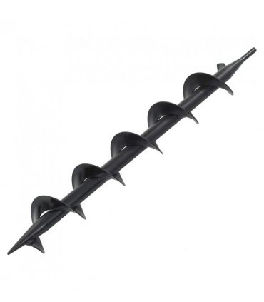 vidaXL Auger Drill Bit Steel 75x600 mm