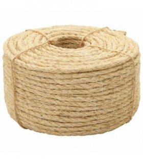 vidaXL Rope 100% Sisal 8 mm 500 m
