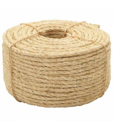 vidaXL Rope 100% Sisal 8 mm 500 m
