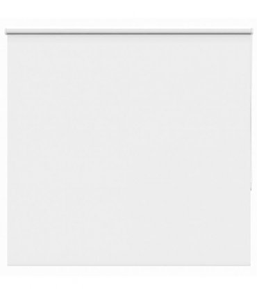 vidaXL Roller Blind Blackout White 160x175 cm Fabric Width 156.6 cm Polyester