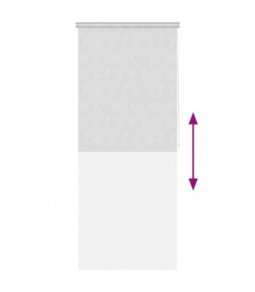 vidaXL Shower Roller Blind 100x240 cm Sea Star