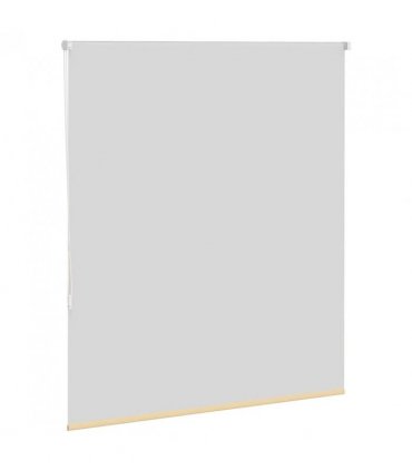 vidaXL Roller Blind Blackout Beige 120x150 cm Fabric Width 116.6 cm Polyester
