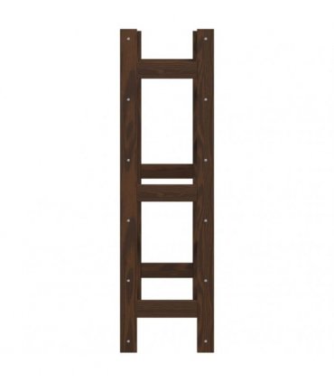 vidaXL Wine Rack for 30 Bottles Brown Solid Wood Pine