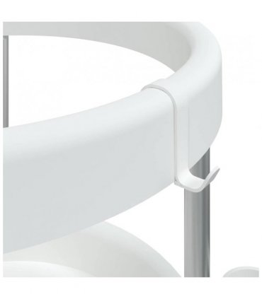 vidaXL Cleaning Trolley with Storage Basket Aluminium