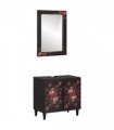vidaXL Bathroom Cabinet Set Wall-mounted 2 pcs Solid Mango Wood