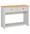 vidaXL Console Table Grey 97x35x76 cm