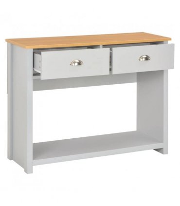 vidaXL Console Table Grey 97x35x76 cm