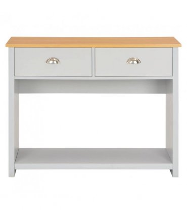 vidaXL Console Table Grey 97x35x76 cm