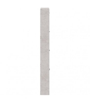 vidaXL Shoe Cabinet Concrete Grey 59x17x150 cm Engineered Wood