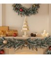vidaXL Wooden Christmas Trees for Decoration 2 pcs 30 cm Solid Wood Pine