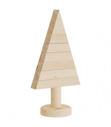 vidaXL Wooden Christmas Trees for Decoration 2 pcs 30 cm Solid Wood Pine