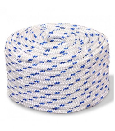 vidaXL Marine Rope Polypropylene 8 mm 500 m White