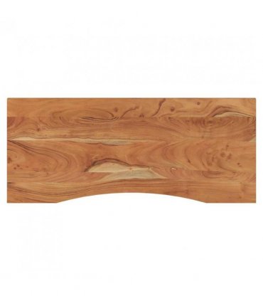 vidaXL Desk Top 110x50x2.5 cm Rectangular Solid Wood Acacia