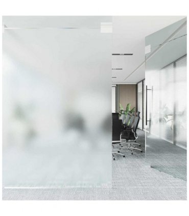 vidaXL Static Window Film Frosted Grey 90 x 500 cm PVC