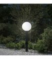 vidaXL Bollard Light with Outlet 80 cm Black IP44