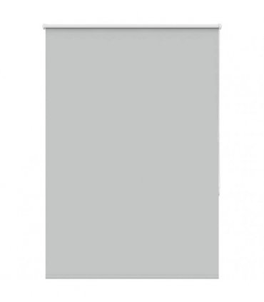 vidaXL Roller Blind Blackout Light Grey 100x150 cm Fabric Width 95.7 cm Polyester
