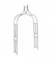vidaXL Garden Arch Dark Green 142x37x275 cm Iron