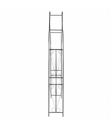 vidaXL Garden Arch Dark Green 142x37x275 cm Iron