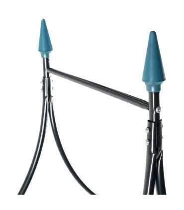 vidaXL Garden Arch Dark Green 142x37x275 cm Iron