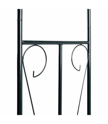 vidaXL Garden Arch Dark Green 142x37x275 cm Iron