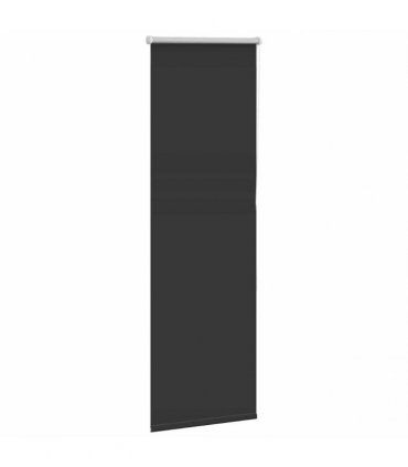 vidaXL Roller Blind Blackout Black 60x130 cm Fabric Width 55.7 cm Polyester
