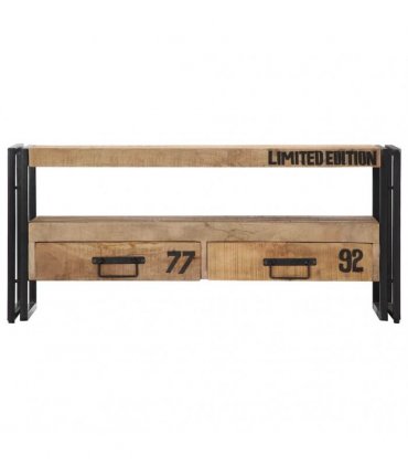 vidaXL TV Cabinet 100x30x45 cm Solid Mango Wood