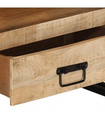 vidaXL TV Cabinet 100x30x45 cm Solid Mango Wood