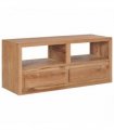 vidaXL TV Cabinet 90x30x40 cm Solid Teak Wood