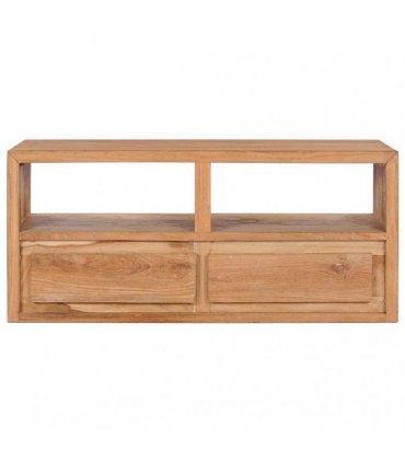 vidaXL TV Cabinet 90x30x40 cm Solid Teak Wood