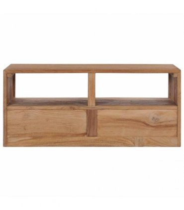 vidaXL TV Cabinet 90x30x40 cm Solid Teak Wood