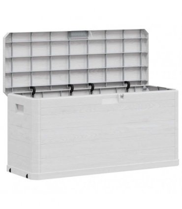 vidaXL Garden Storage Box 280 L Light Grey
