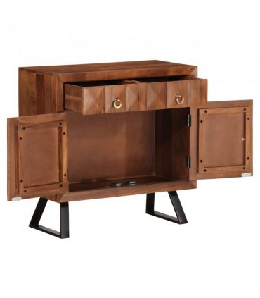 vidaXL Drawer Cabinet Honey Brown 70x35x70 cm Solid Wood Acacia