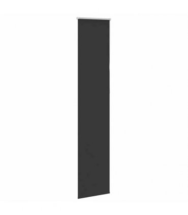 vidaXL Roller Blind Blackout Black 50x210 cm Fabric Width 45.7 cm Polyester