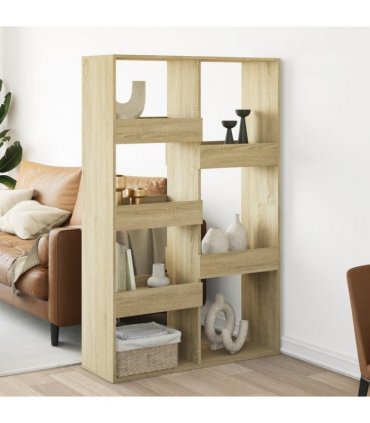 vidaXL Room Divider Sonoma Oak 100x33x155.5 cm Engineered Wood