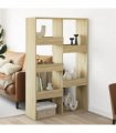 vidaXL Room Divider Sonoma Oak 100x33x155.5 cm Engineered Wood