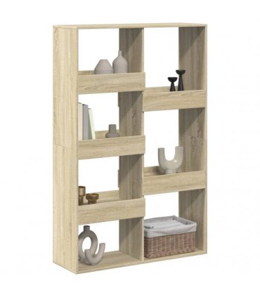 vidaXL Room Divider Sonoma Oak 100x33x155.5 cm Engineered Wood