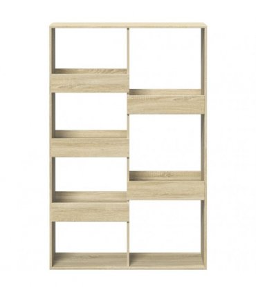 vidaXL Room Divider Sonoma Oak 100x33x155.5 cm Engineered Wood