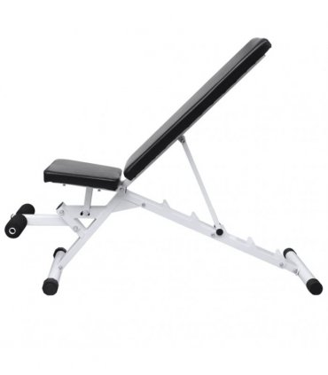 vidaXL Workout Bench with Barbell and Dumbbell Set 30.5 kg