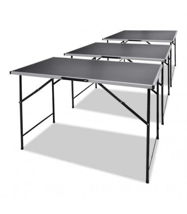 vidaXL Pasting Tables 3 pcs Foldable