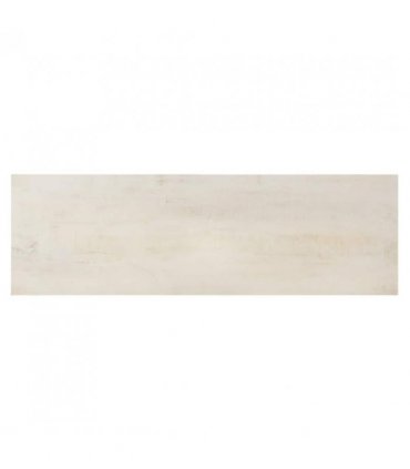 vidaXL Console Table White 115x35x77 cm Rough Mango Wood