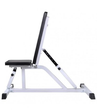 vidaXL Workout Bench with Barbell and Dumbbell Set 60.5 kg