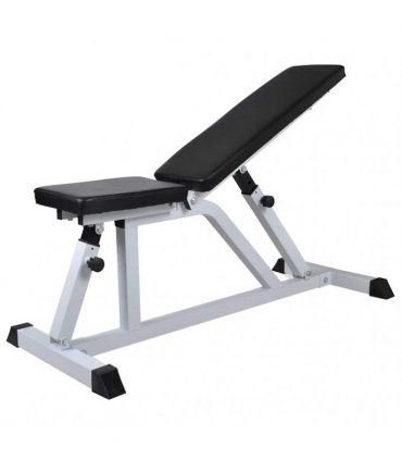 vidaXL Workout Bench with Barbell and Dumbbell Set 60.5 kg