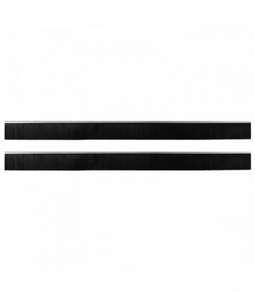 vidaXL Self-adhesive Door Brush Seals 2 pcs Silver 100 cm