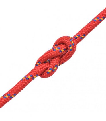 vidaXL Marine Rope Polypropylene 14 mm 250 m Red