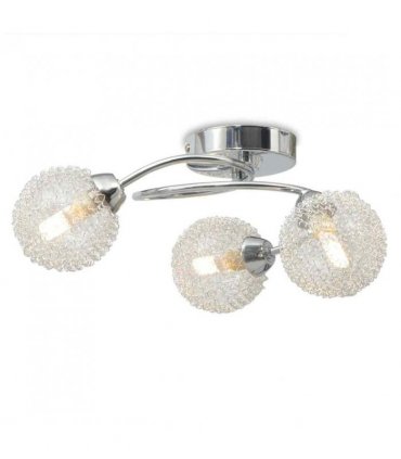 vidaXL Ceiling Lamp with 3 LED Bulbs G9 120 W