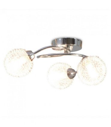 vidaXL Ceiling Lamp with 3 LED Bulbs G9 120 W